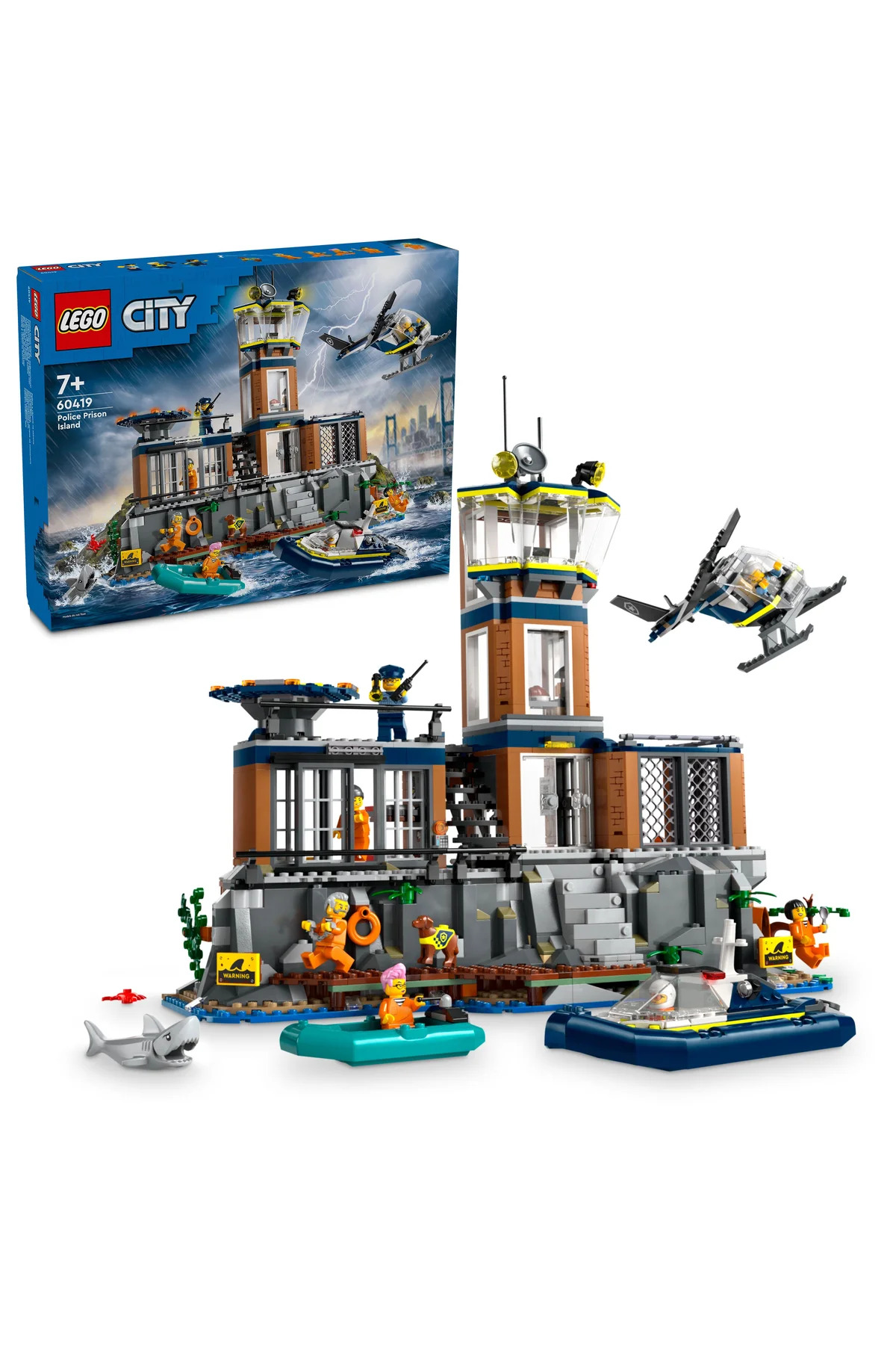 LEGO مجموعه ساخت شهر پلیس جزیره زندان 60419 7 سال و بالاتر (980 قطعه)