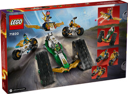 مجموعه ساختنی وسیله نقلیه ترکیبی نینجاگو لگو LEGO مدل 71820، ۵۷۶ قطعه