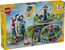 مجموعه ساختنی لگو LEGO کریتور ۳ در ۱ مدل 31389، شهربازی چرخ‌وفلک، ۹۱۶ قطعه، حداقل سن ۸ سال