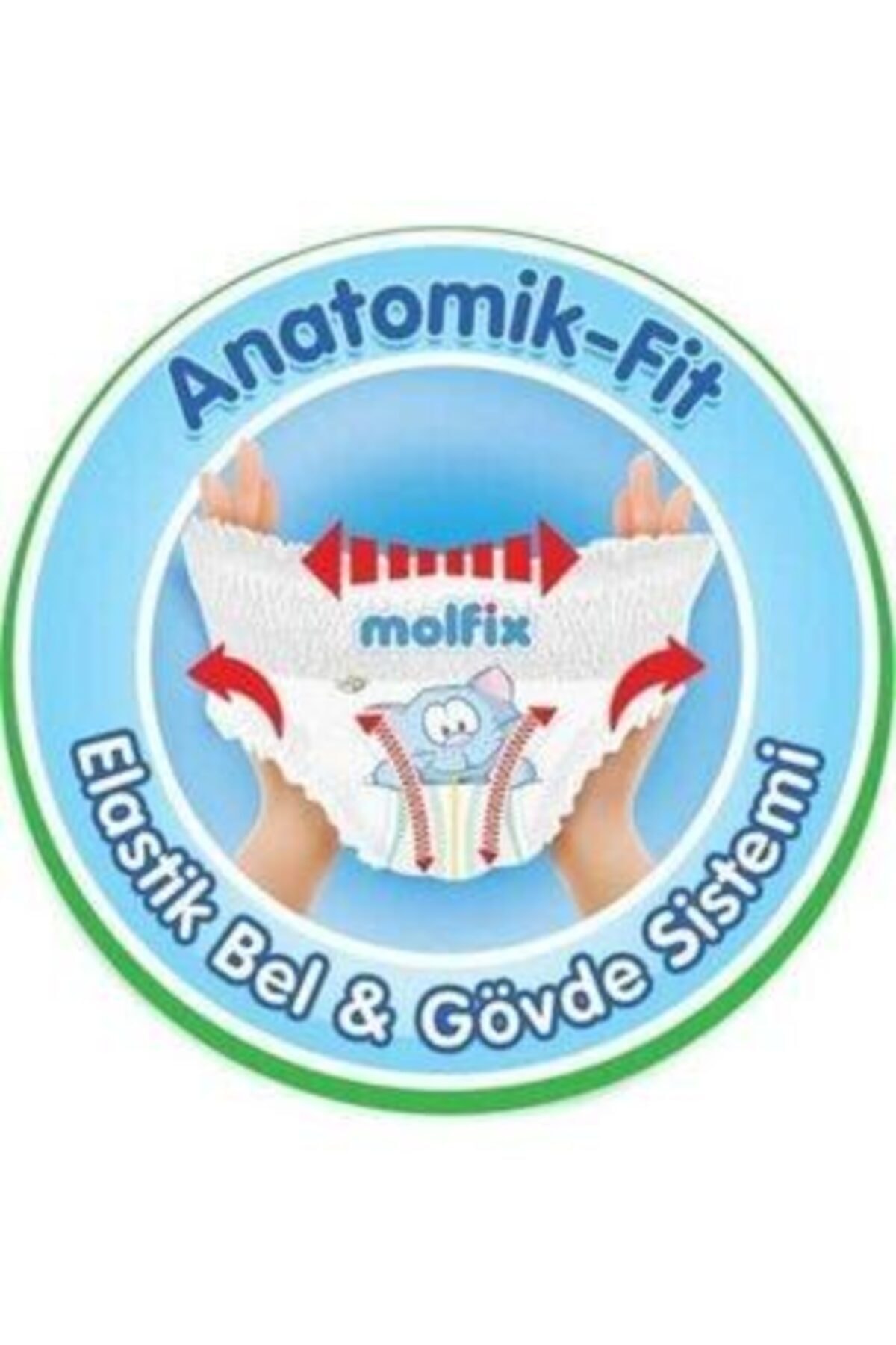 پوشک بچه شورتی سایز 4 136 عدد جعبه بسته بندی ULTRA ADVANTAGE اورجینال Molfix