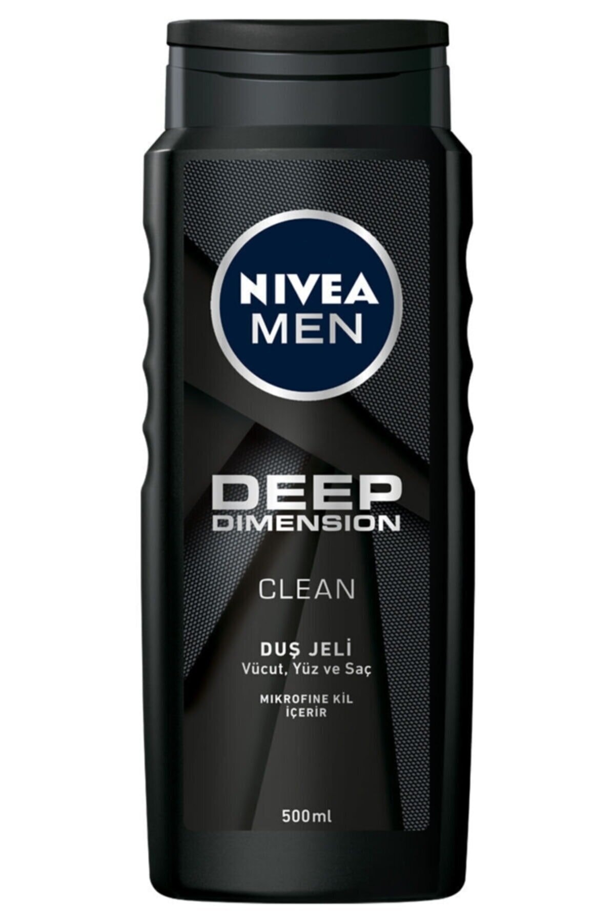 NIVEA ژل حمام عمیق تمیز کننده با ذرات خاک رس ویژه مردان 500 میلی لیتر