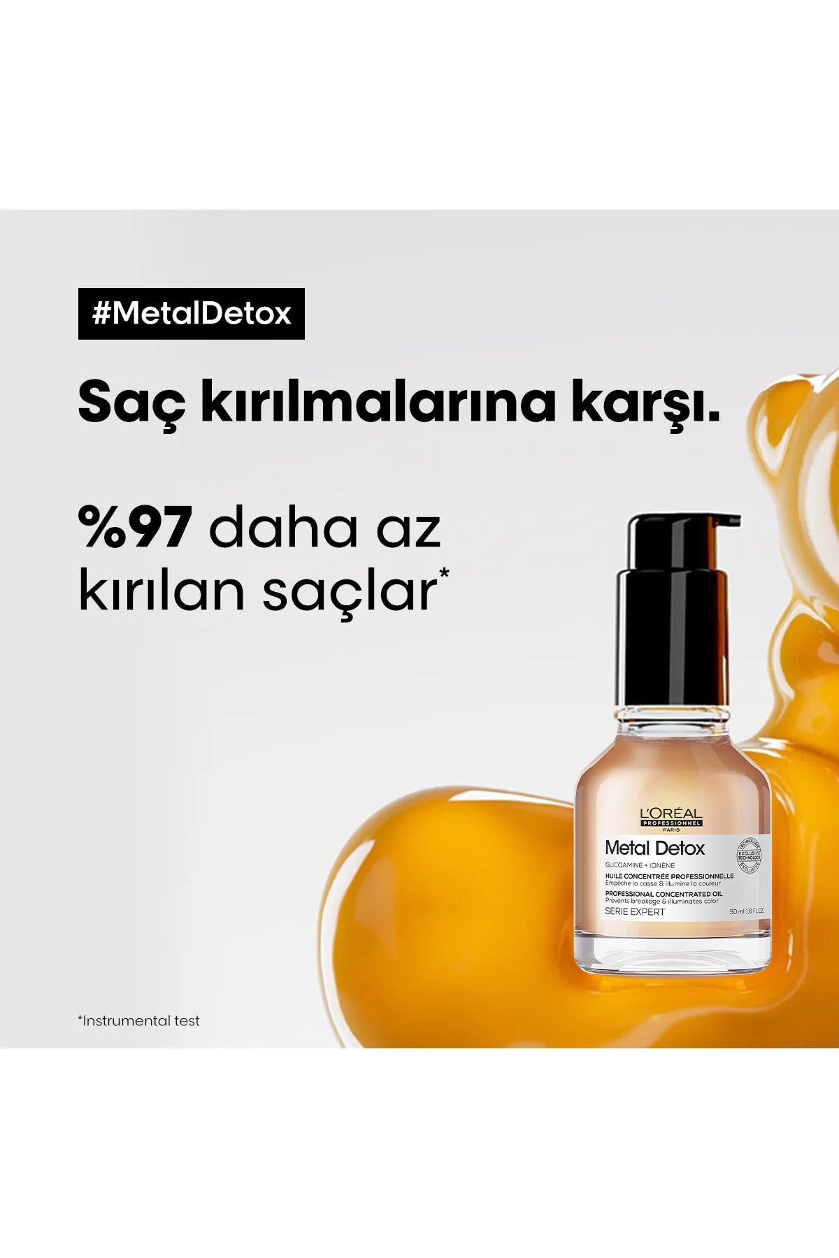 L'oreal Professionnel روغن مرکب آبرسان مو سری اکسپرت متال دتاکس 50 میلی لیتر