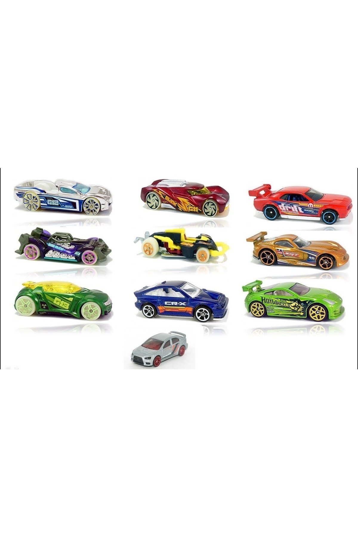 ماشین اسباب بازی ست 10 تکه ماتل دارای مجوز از ترکیه HOT WHEELS