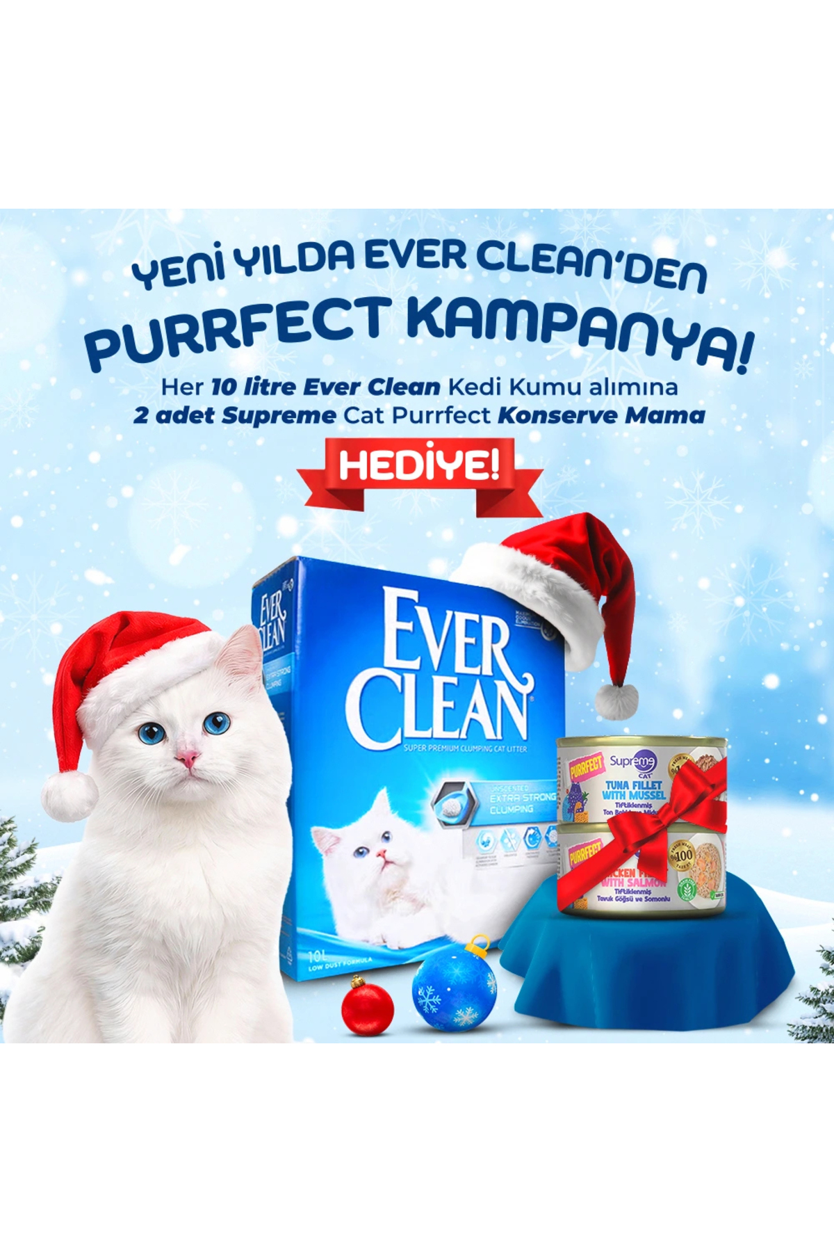 خاک گربه Litterfree Paws اورکلین Ever Clean، ۱۰ لیتر × ۲ بسته