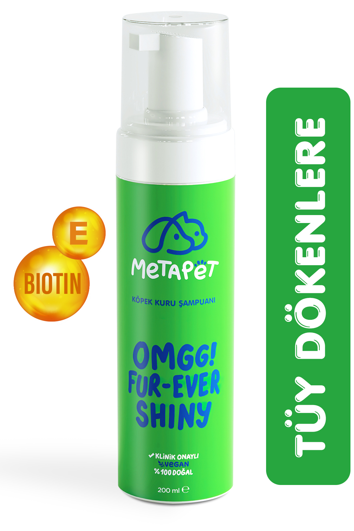 ست مراقبت سگ متاپت Metapet برای موهای دچار ریزش، همراه با قطره، شامپوی خشک و مولتی‌ویتامین