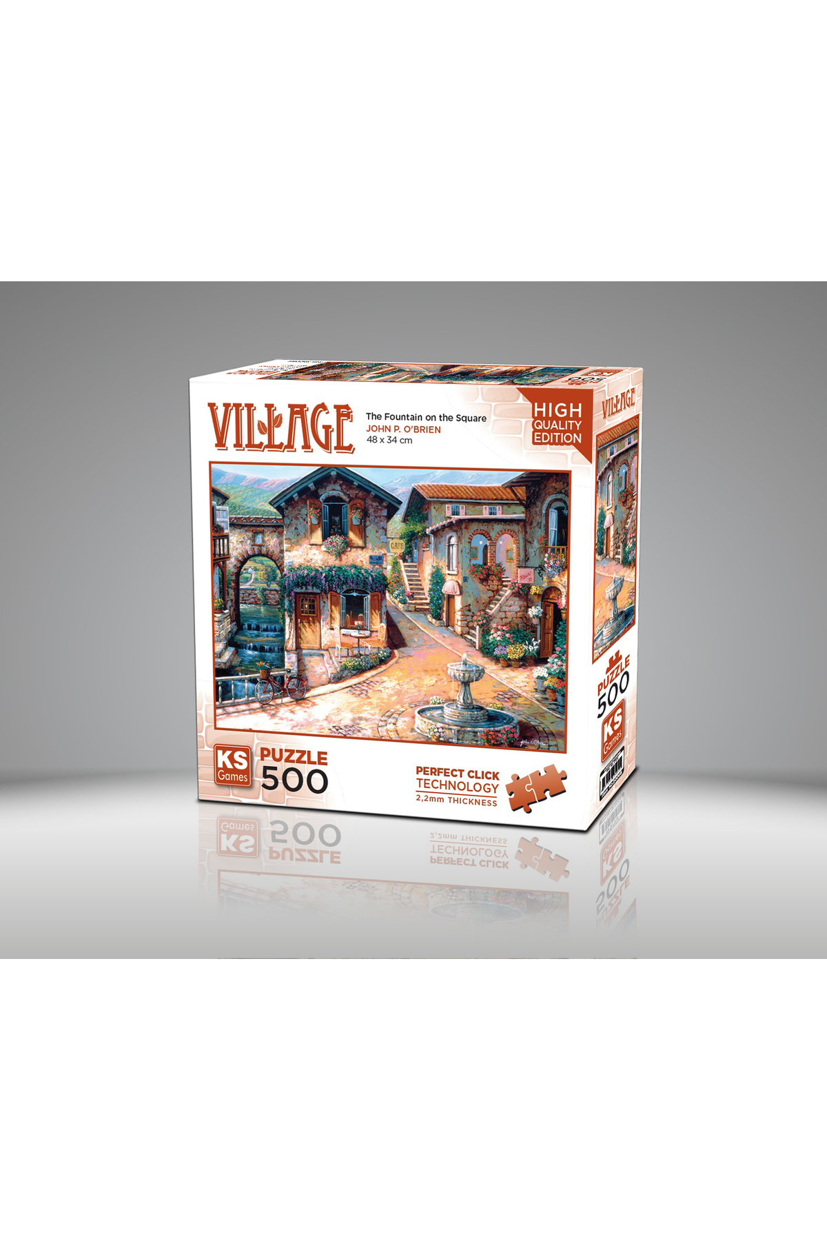 پازل 20068 چشمه روی قطعه 500 SQUARE اورجینال Ks Games