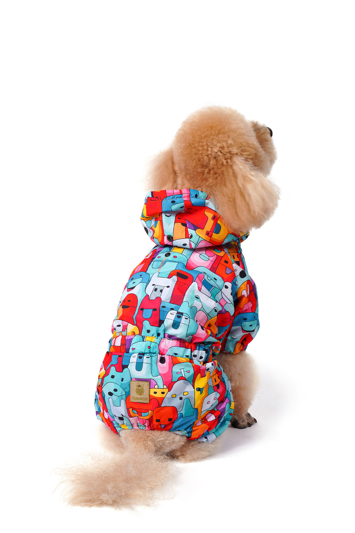 لباس یکسره سگ فورامور fouramour Colorful Robodogs، مدل UDOCR17010 نارنجی