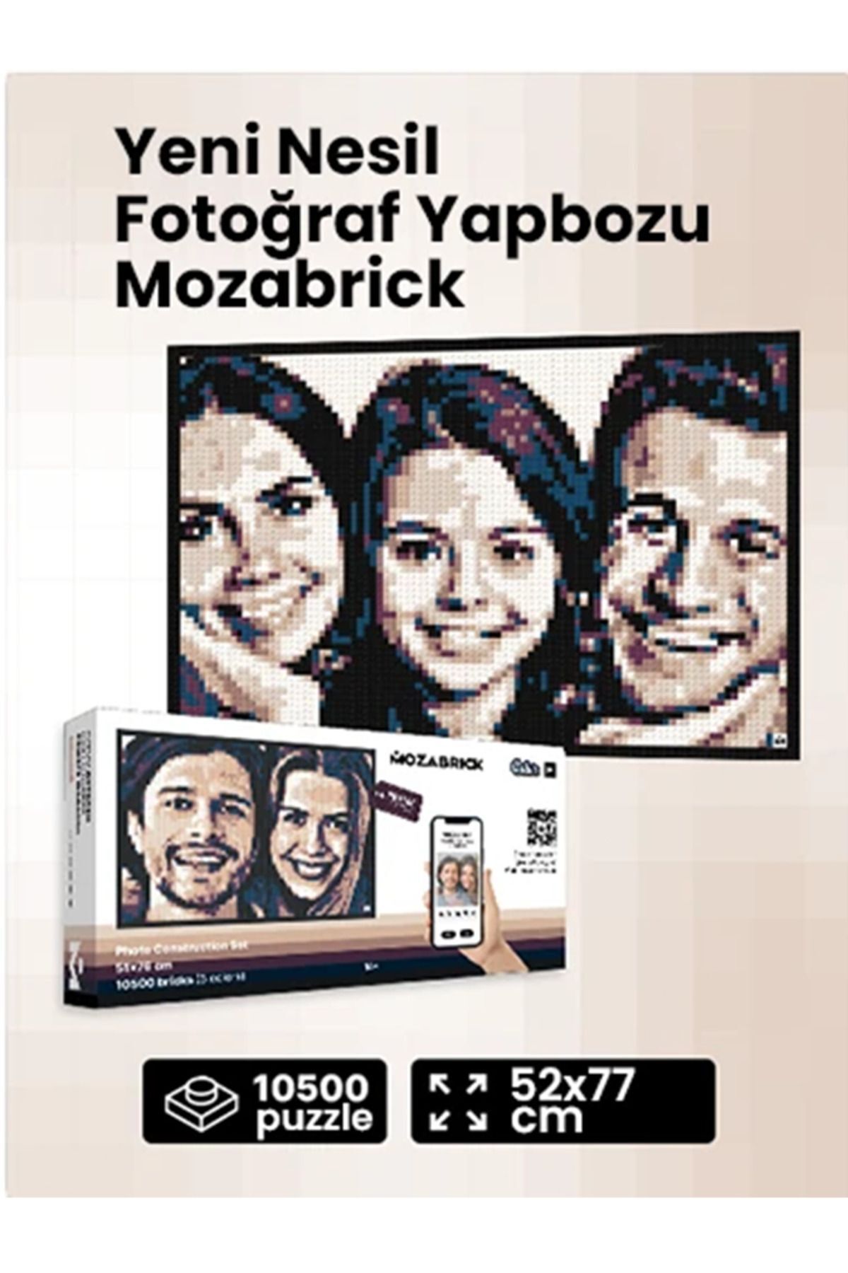 پازل رنگ M اورجینال MOZABRICK