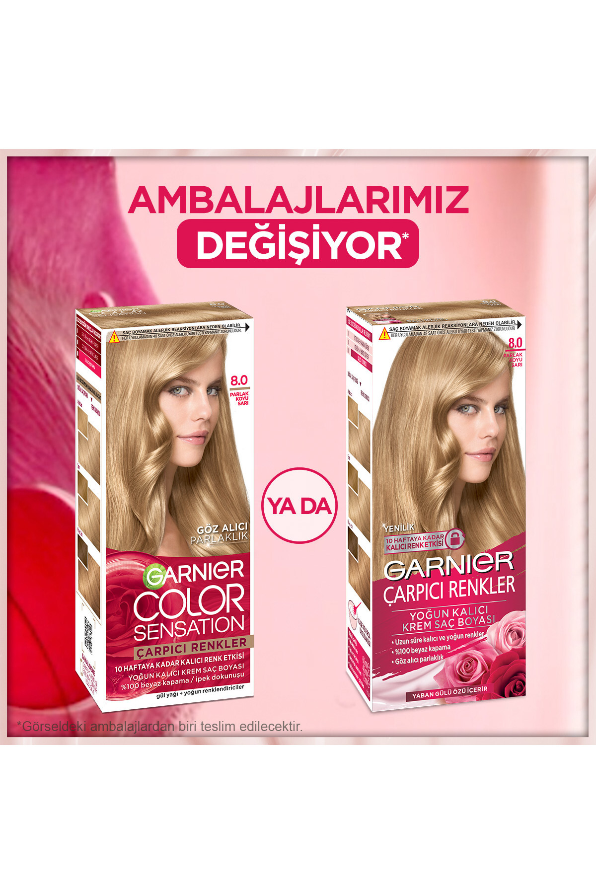 Garnier رنگ موهای جذاب ۸ زرد تیره روشن روشن
