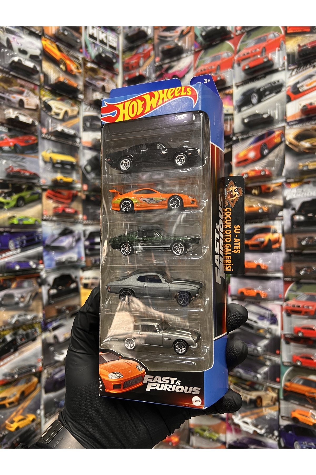 ماشین اسباب بازی مجموعه 5 تایی سریع و خشن از ترکیه HOT WHEELS