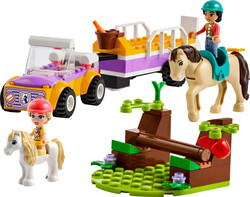 مجموعه ساختنی لگو LEGO فرندز اسب و تریلر پونی مدل 42634، ۱۰۵ قطعه، حداقل سن ۴ سال
