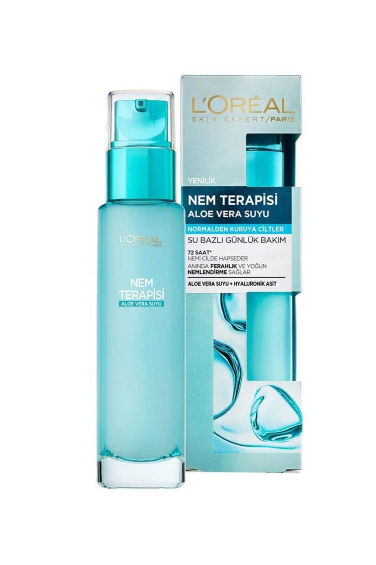 کرم صورت رطوبت درمانی آلوئه ورا آب 70 میل GURKN808 L'Oreal Paris