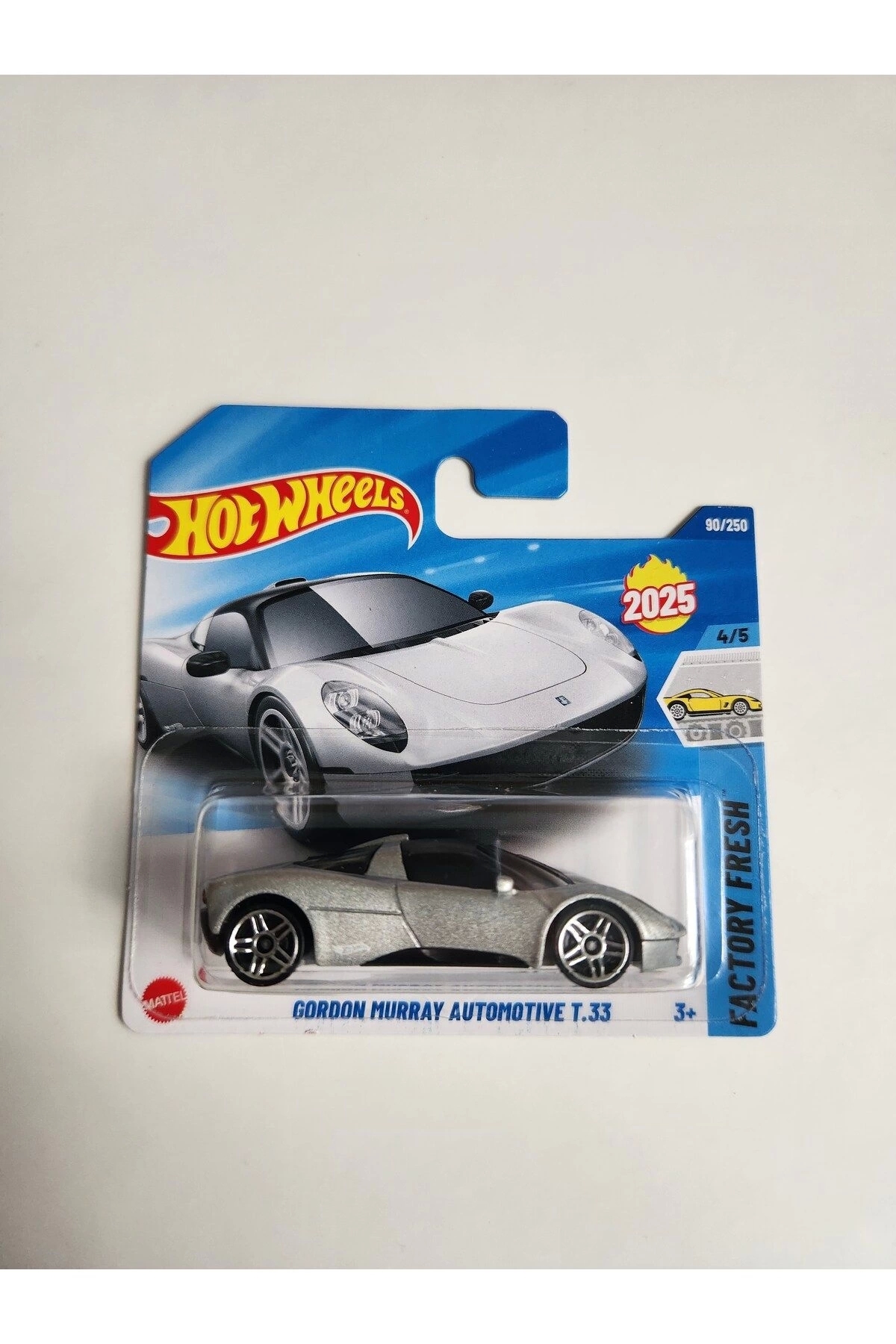 ماشین اسباب بازی 2025 SINGON CAR GORDON MURRAY AUTOMOBILE T.33 4 5 هات ویلز اورجینال HOT WHEELS
