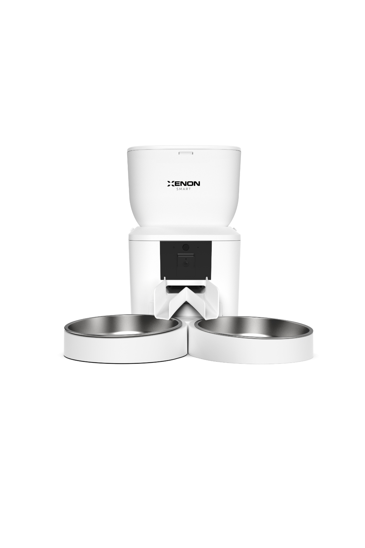 ظرف غذای خودکار هوشمند دوکاسه زنون اسمارت Xenon Smart، دوربین و مخزن تغذیه فولادی، مدل B02878600008