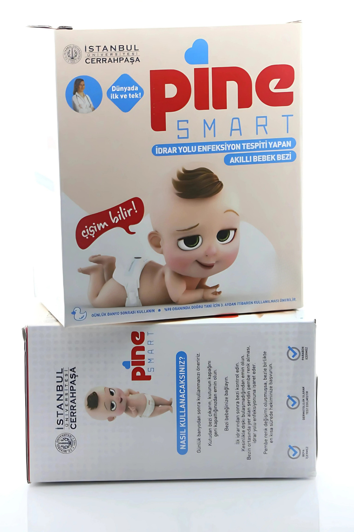 پوشک بچه هوشمند SMART 5 بسته 2 3 4 6 سایز کیلوگرم 9 7 14 11 18 15+ اورجینال Pine