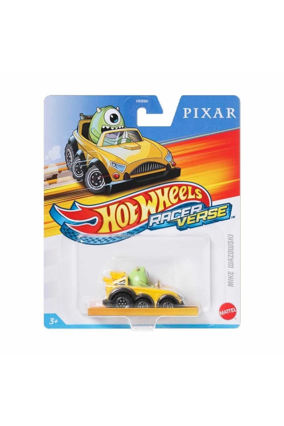 ماشین اسباب بازی RACER VERSE HKB86 MIKE WAZOWSKI DISNEY PIXAR HKB93 HOT WHEELS