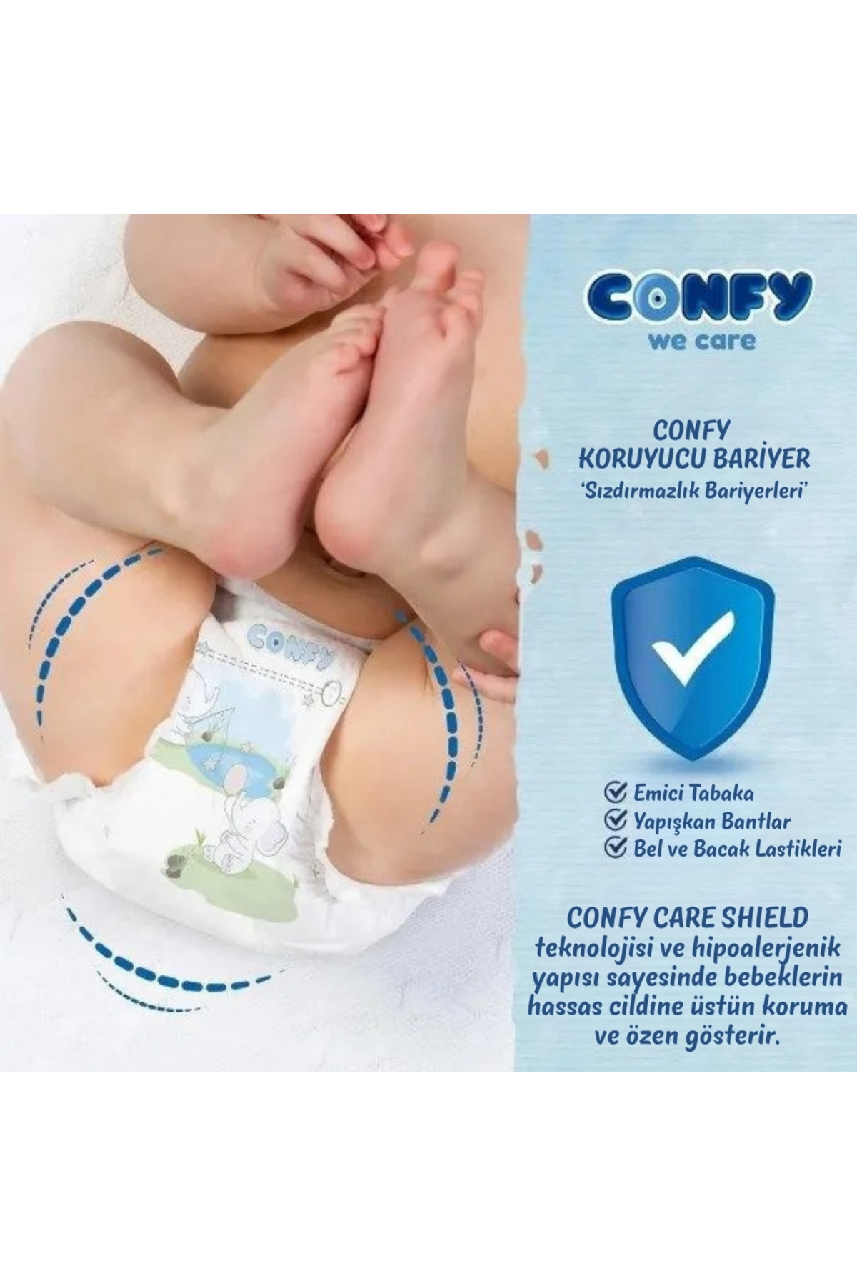 پوشک بچه جونیور 11 تا 18 کیلوگرم 80 عددی سایز ممتاز 5 اورجینال Confy
