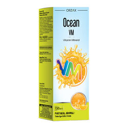 شربت مولتی‌ویتامین و مواد معدنی اورزاکس Orzax Ocean با طعم پرتقال، ۱۵۰ میلی‌لیتر