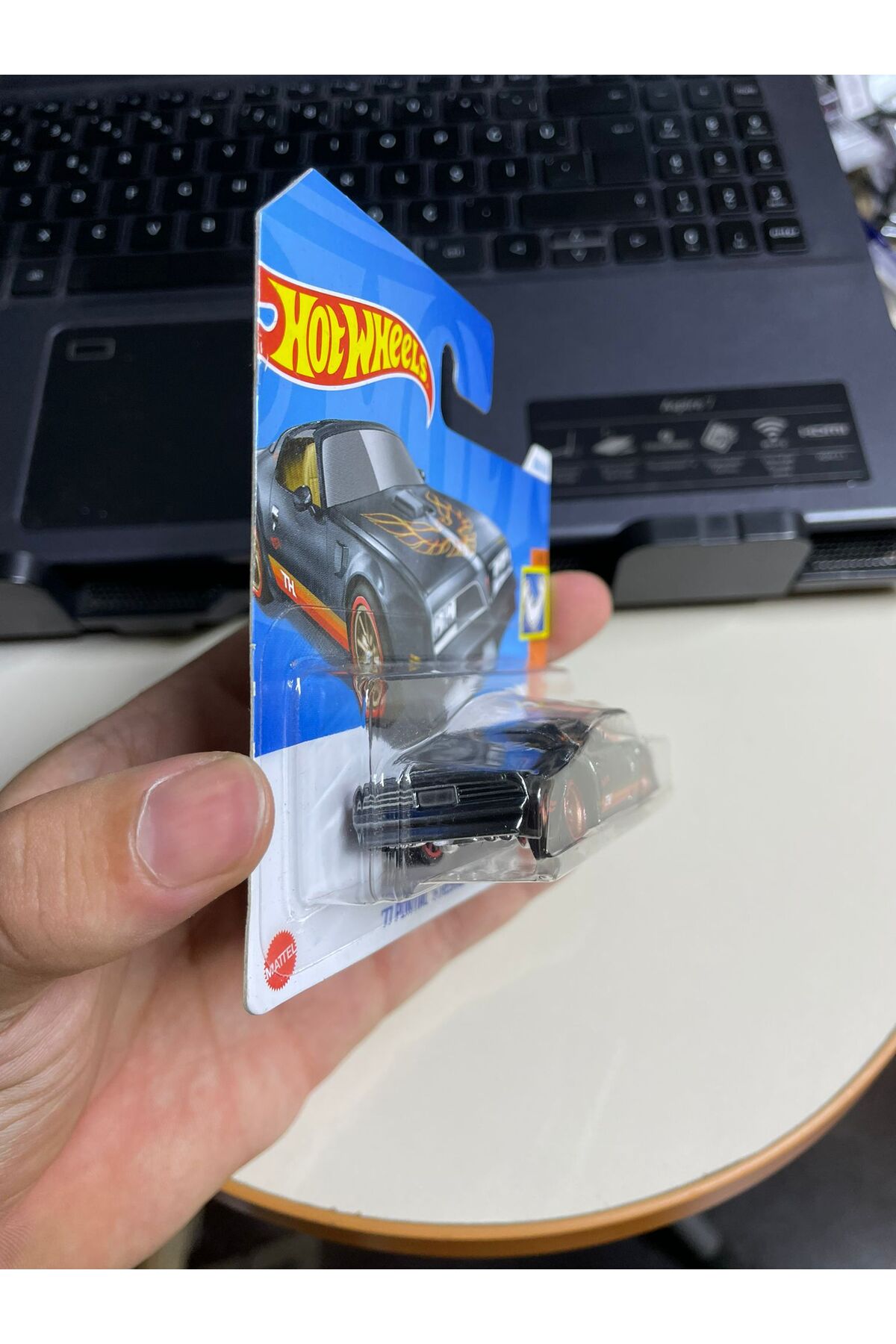 ماشین اسباب بازی '77 PONTIAC FIREBIRD T A SUPER TREASURE HUNT STH MUSCLE MANIA 2023 ترک خورده تاول هات ویلز اورجینال HOT WHEELS
