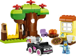 اسباب‌بازی ساختنی و نقش‌آفرینی بلویی از لگو LEGO DUPLO، دخترهای پیتزافروش؛ مافین و بلویی، مدل 10469، ۴۴ قطعه