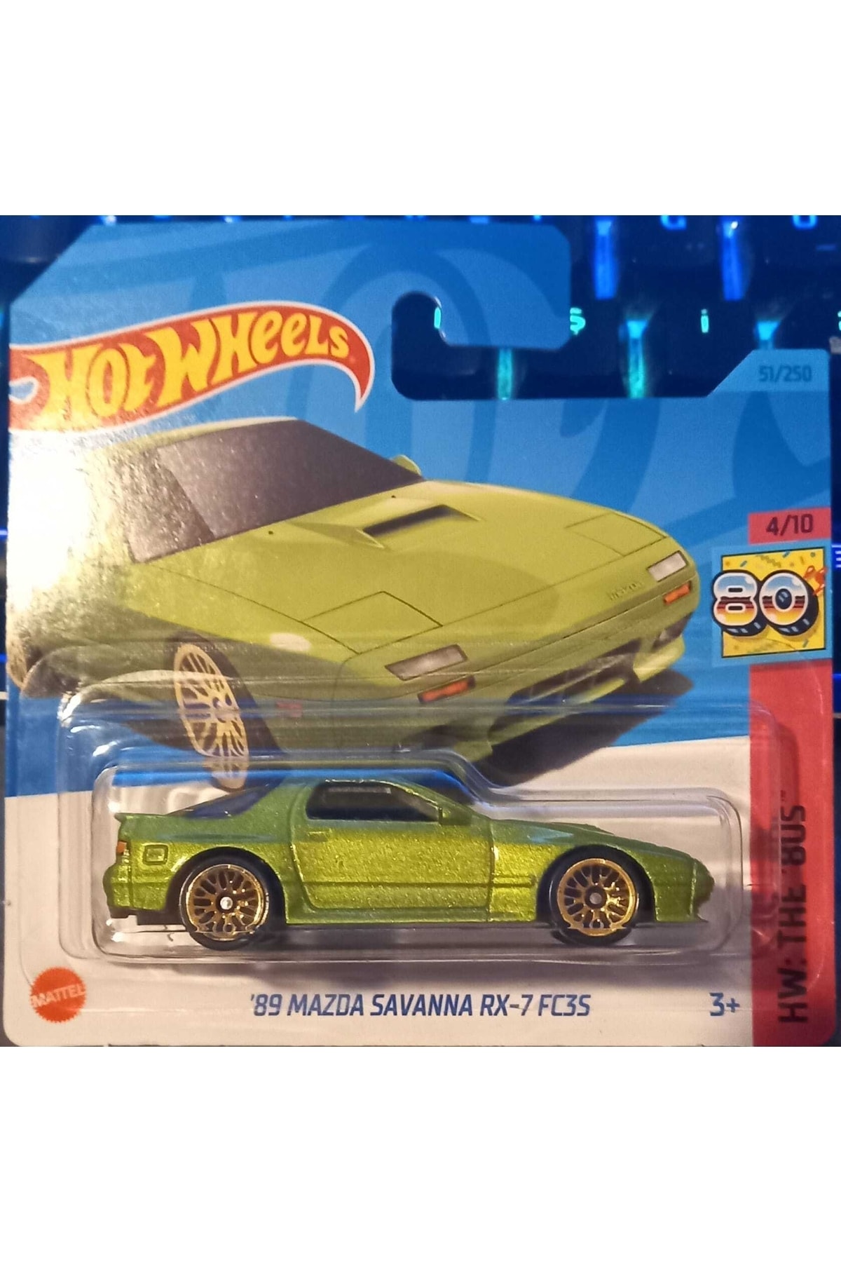 ماشین اسباب بازی 89 مزدا ساوانا RX 7 هات ویلز اورجینال HOT WHEELS
