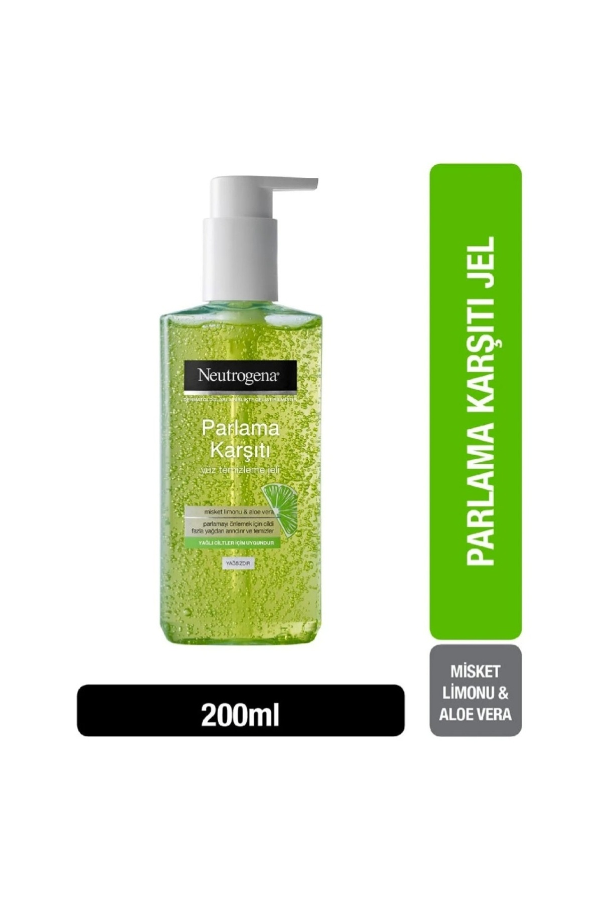 پاک کننده صورت ژل تمیز ضد خط 200 میل Neutrogena