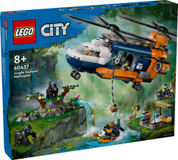 مجموعه ساختنی هلیکوپتر کاوشگر جنگل لگو LEGO سیتی City مدل 60437، ۸۸۱ قطعه