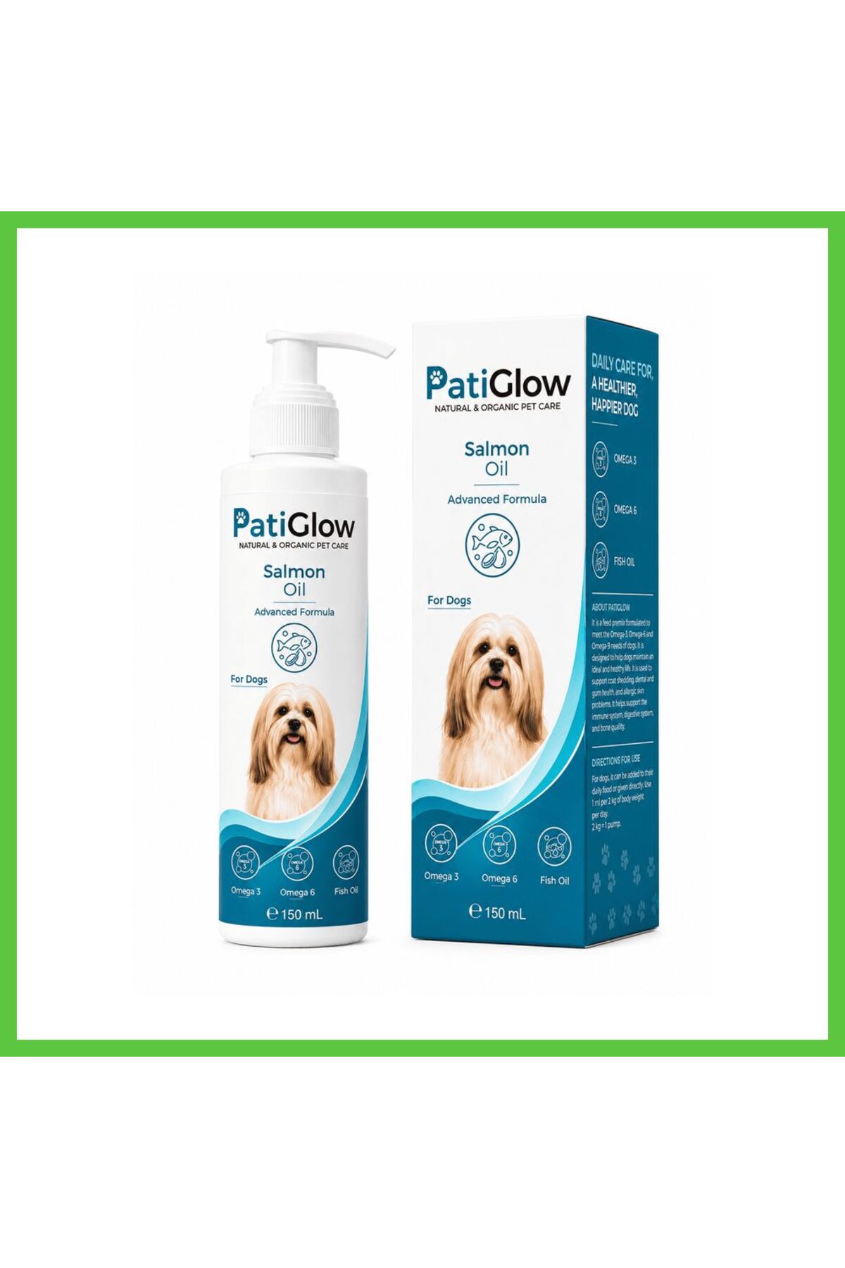 روغن سالمون سگ PatiGlow، ۱۵۰ میلی‌لیتر، ونگنرز VENGNERS