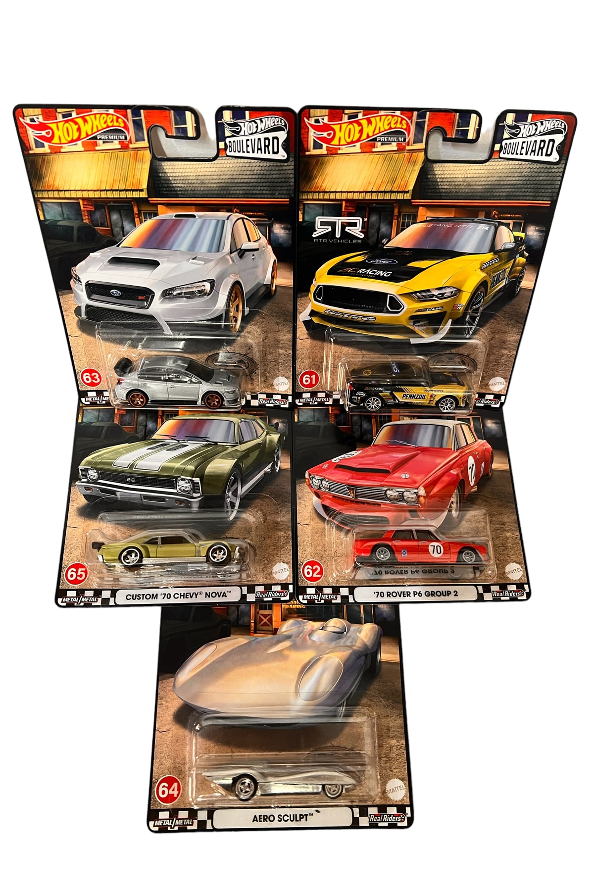 ماشین اسباب بازی بلوار 5 SET حق بیمه هات ویلز اورجینال HOT WHEELS