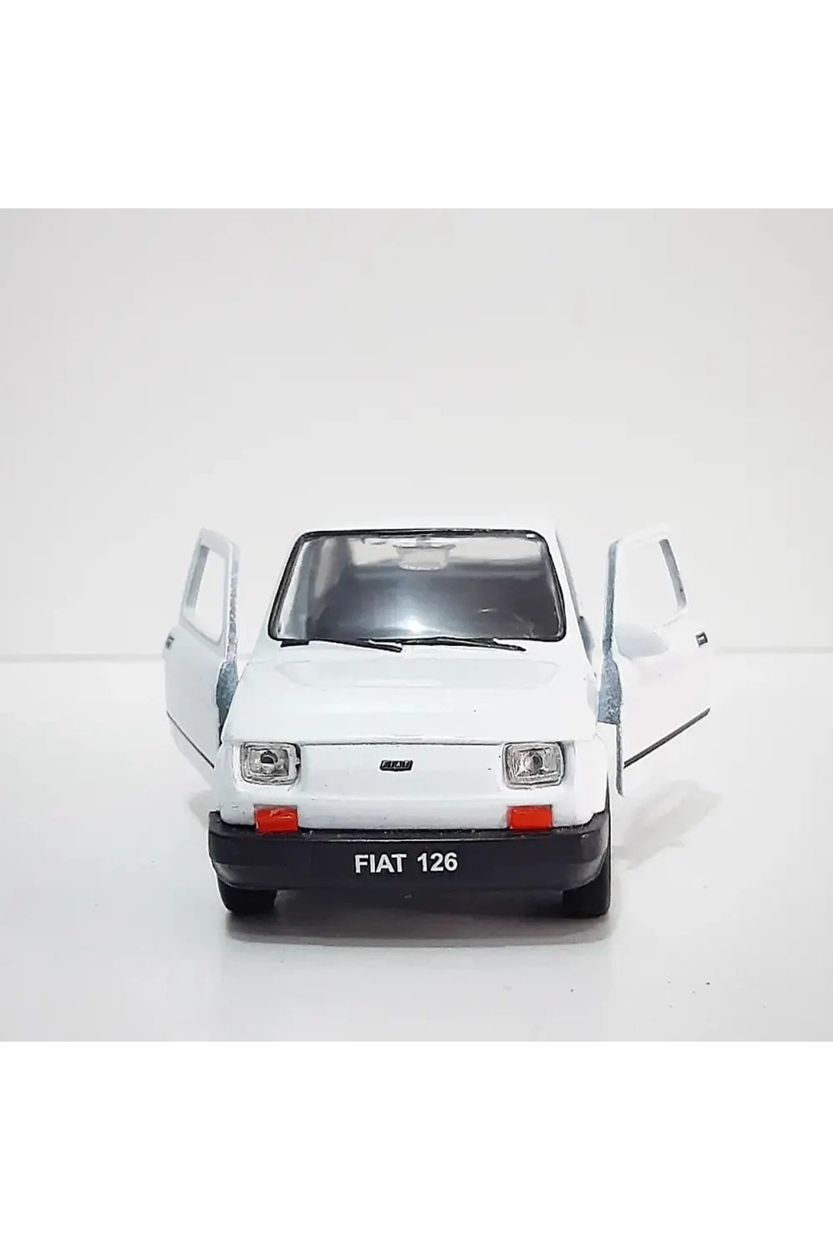 مدل خودرو 1.36 SCALE WELLY BRAND FIAT 126 سفید COLOR 12CM MELAL CAR اورجینال WELLY
