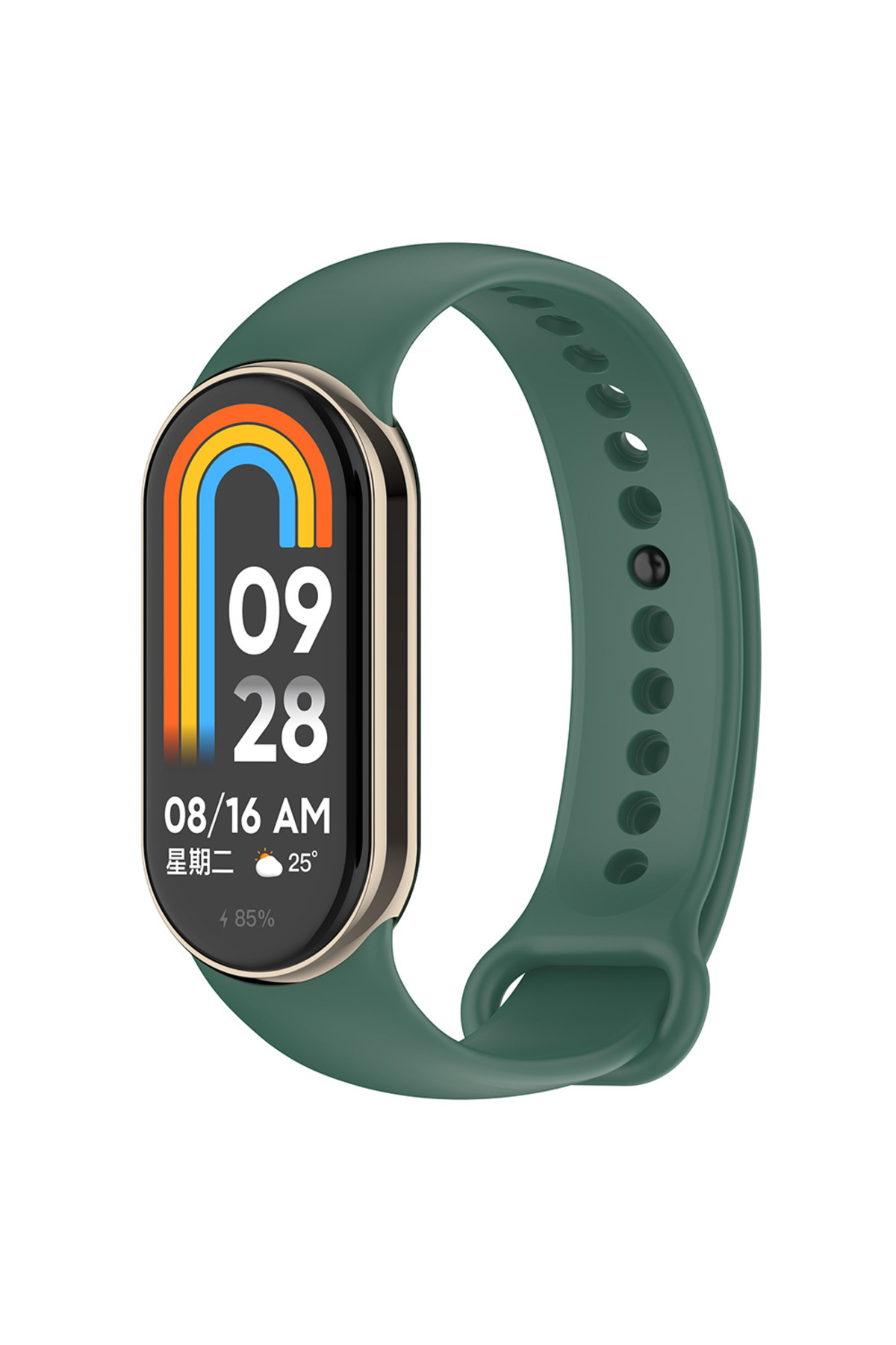 بند دستبند هوشمند سازگار با شیائومی MI BAND 8 9 10 سیلیکونی رنگارنگ کلاسیک فیبکس Fibaks