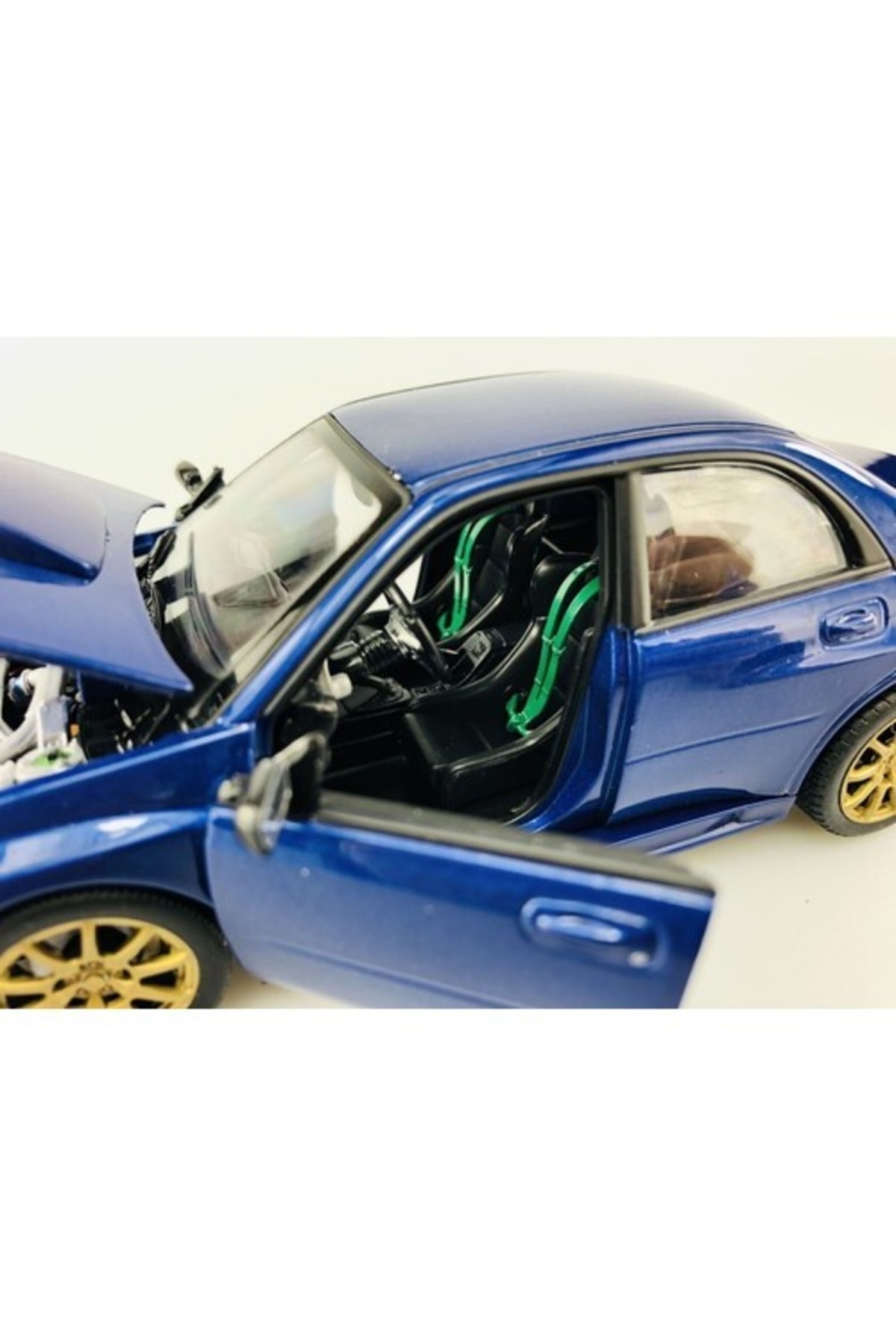 مدل خودرو سوبارو ایمپرزا WRX STI 1 24 آبی اورجینال WELLY
