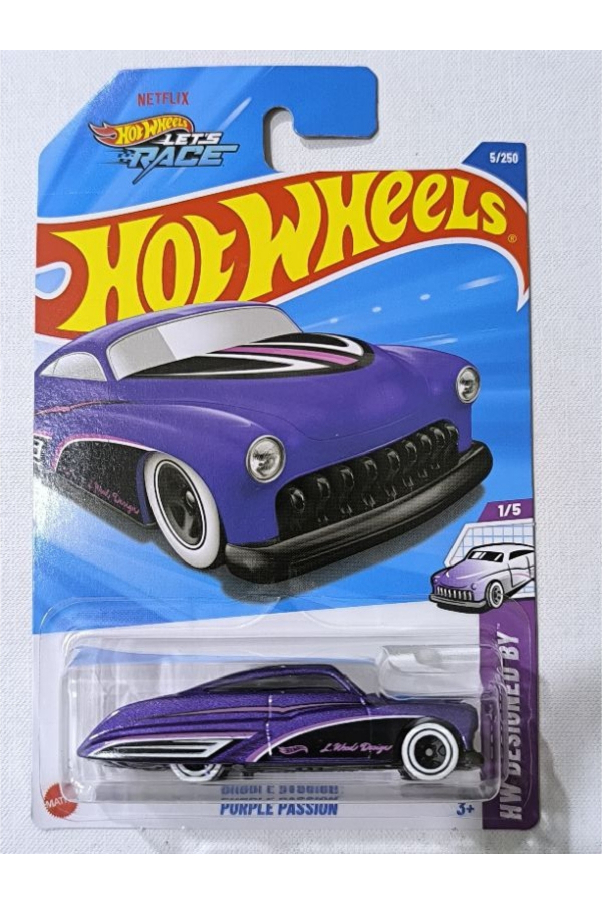 ماشین اسباب بازی HOT WHEELS PURPLE PASSION 2025 هات ویلز اورجینال HOT WHEELS