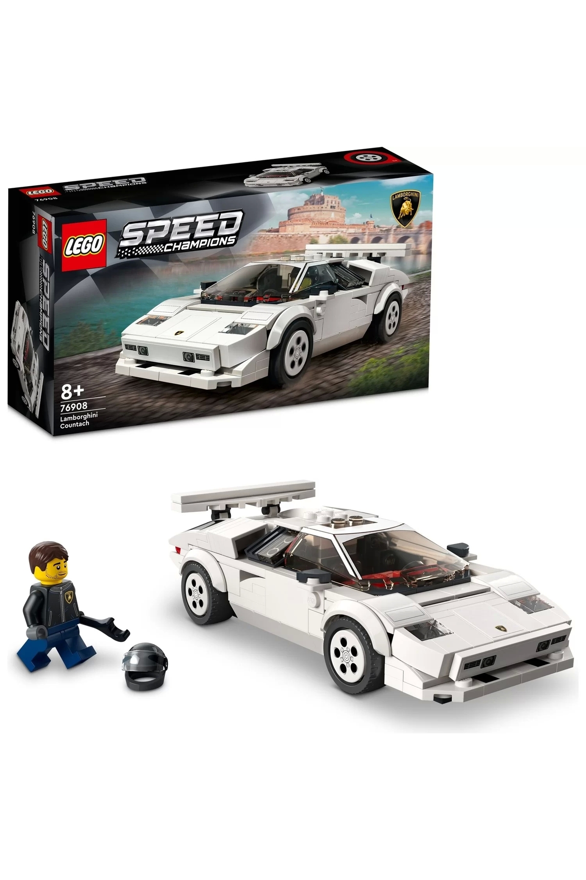 لگو و اسباب بازی های ساخت محور ® SPEED ​​​​CHAMPIONS 76908 LAMBORGHINI COUNTACH 262 قطعه اورجینال LEGO