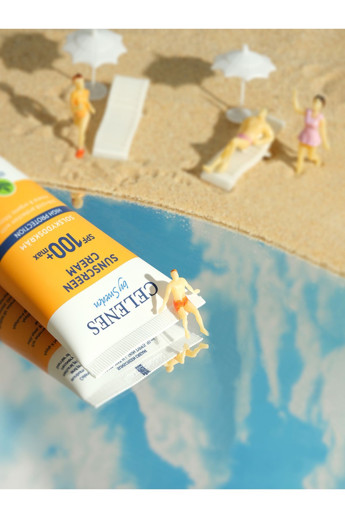 کرم ضد آفتاب صورت توسط محافظت از گیاهی سوئد 100 حداکثر SPF 50ML همه انواع پوست Celenes by Sweden