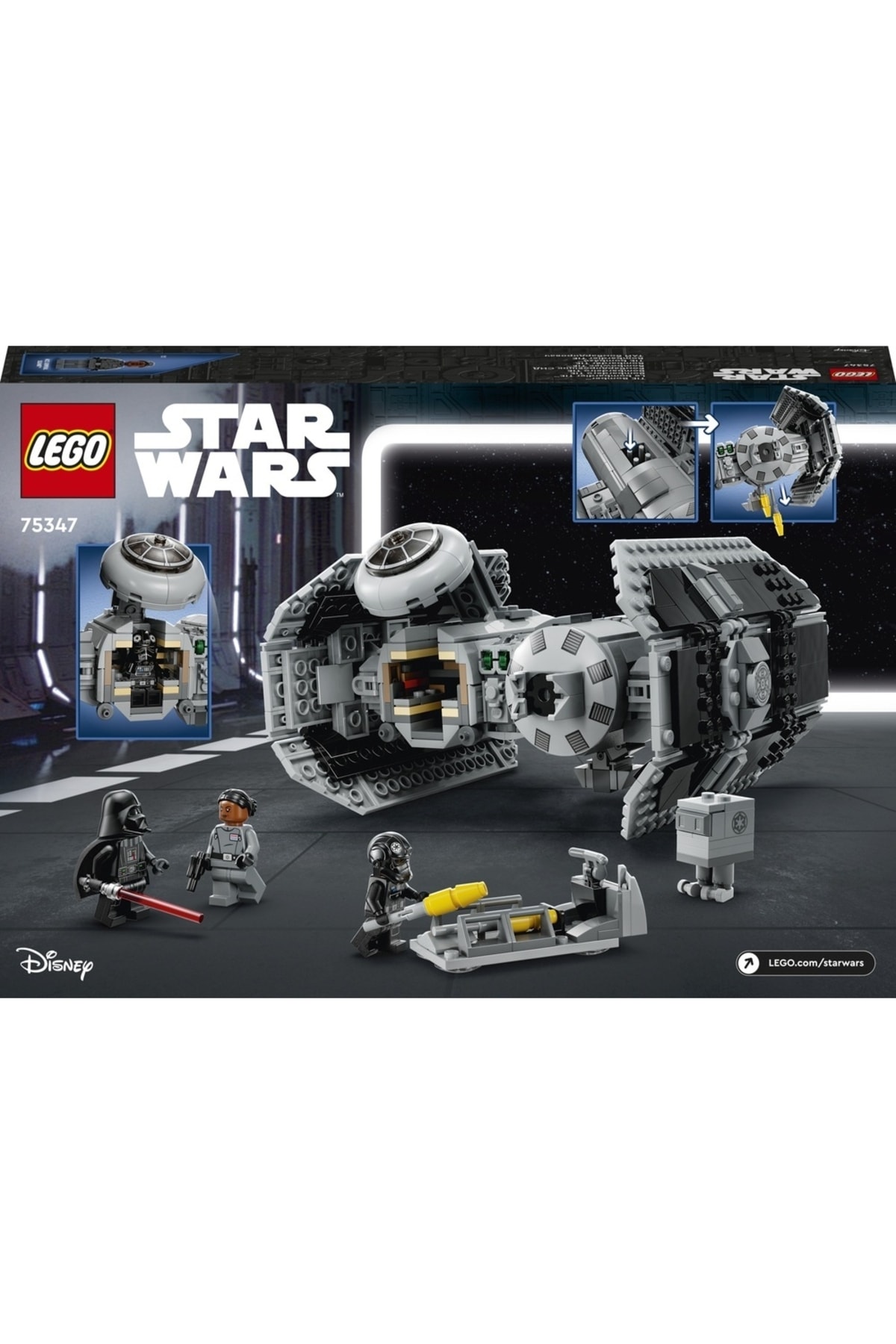 لگو و اسباب بازی های ساخت محور 75347 جنگ ستارگان TIE BOMBER اورجینال LEGO
