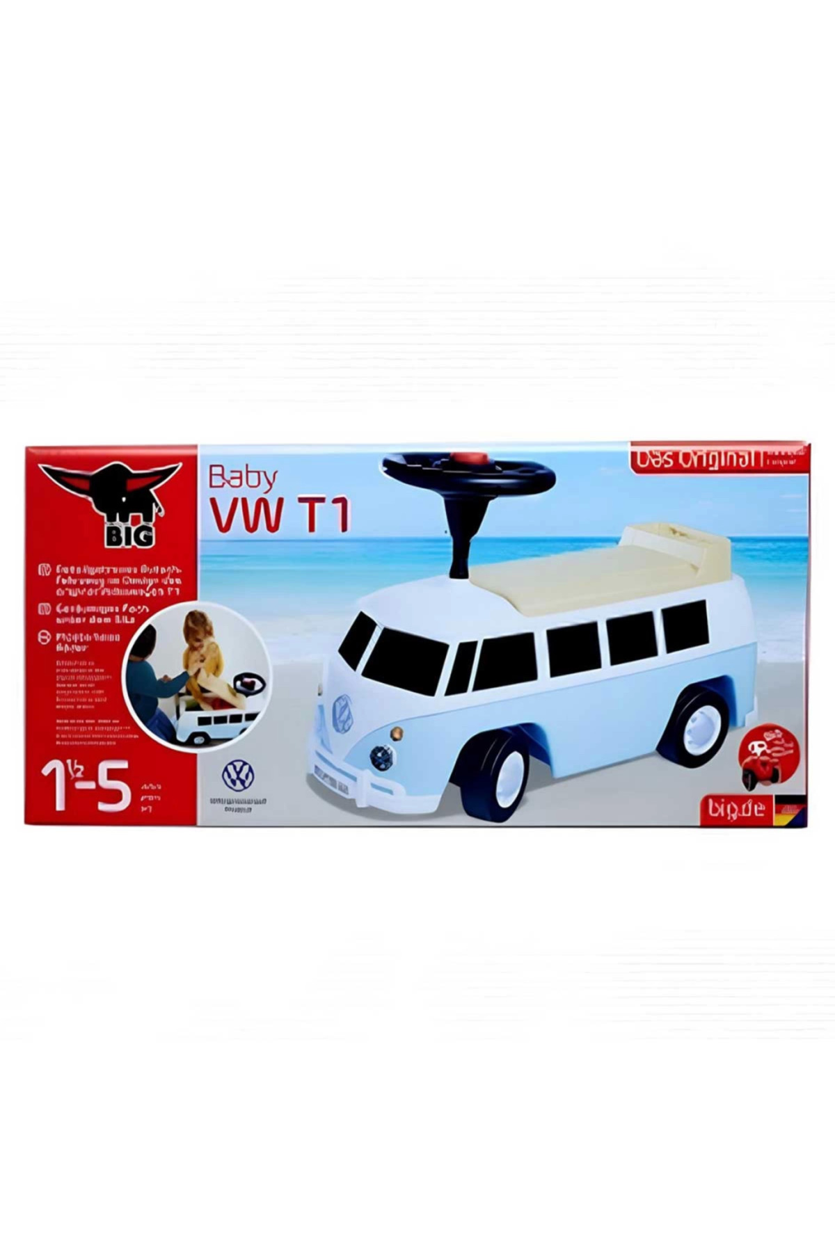 مدل خودرو BABY VW T1 آبی اورجینال NW NessiWorld
