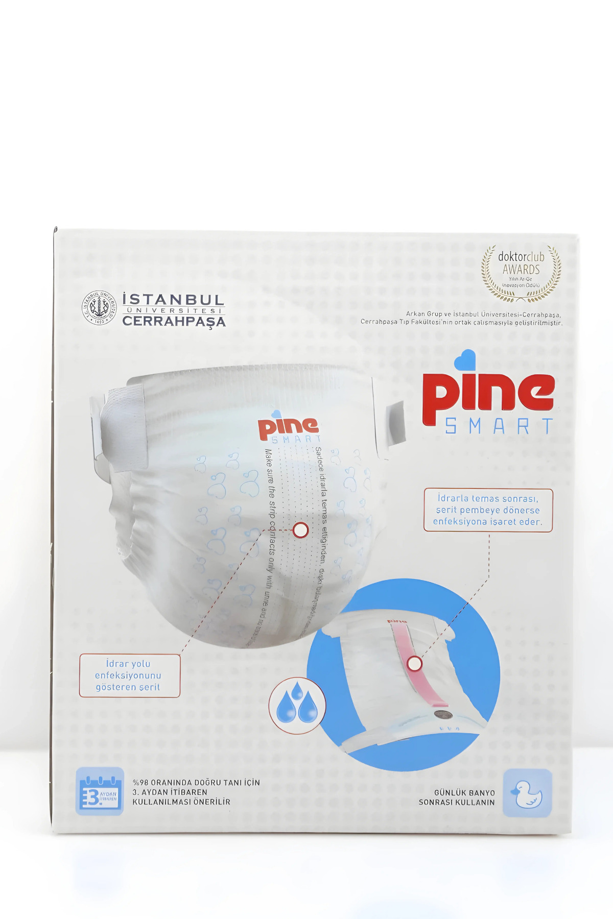 پوشک بچه هوشمند SMART 5 بسته 2 3 4 6 سایز کیلوگرم 9 7 14 11 18 15+ اورجینال Pine