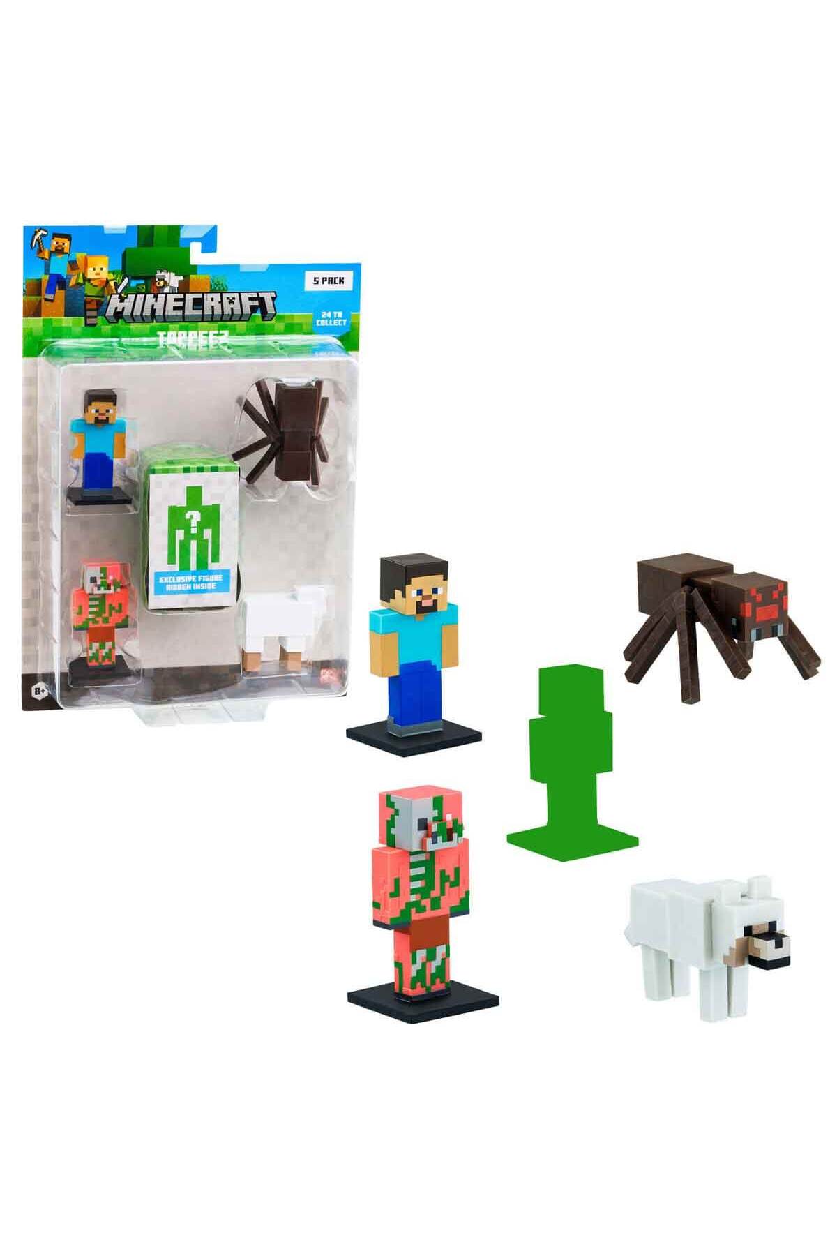 فیگور 5 SET ماینکرفت اورجینال Minecraft