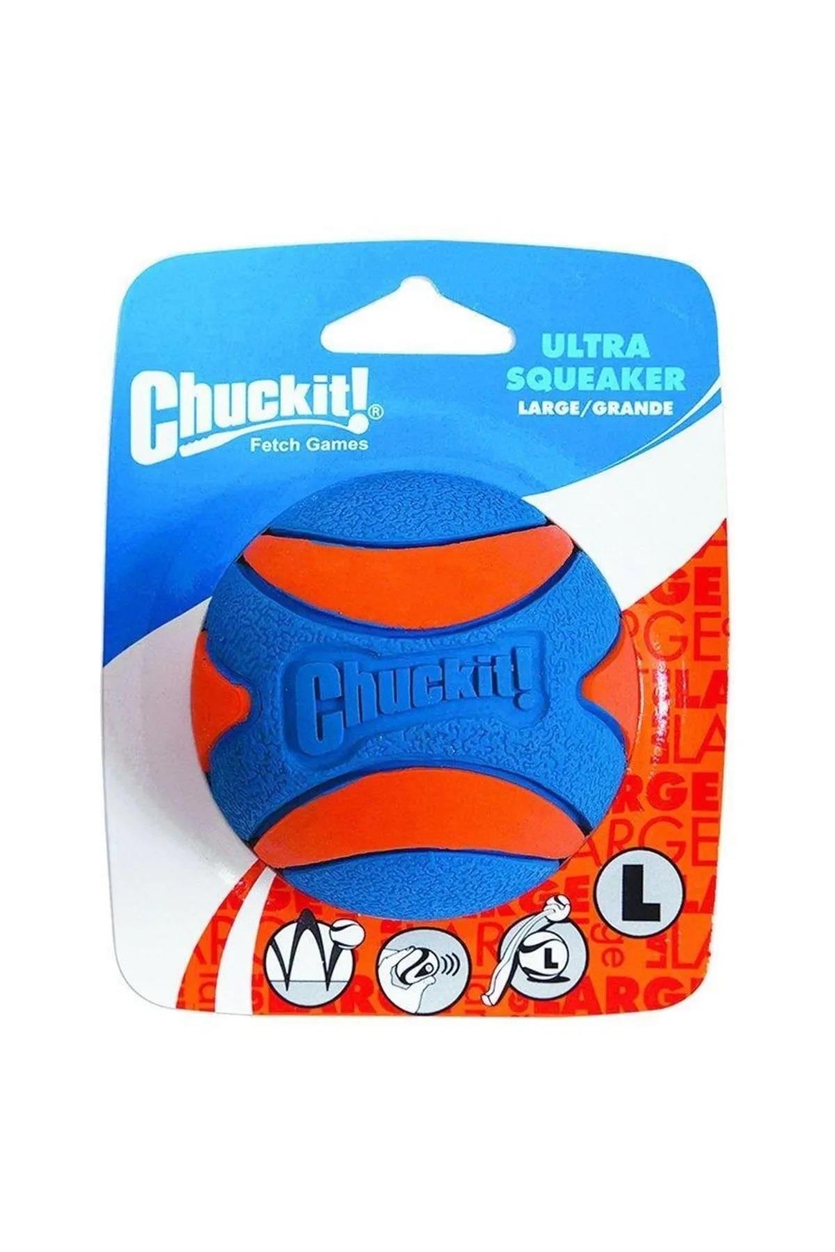 توپ بازی صدادار سگ بزرگ چاکیت! Chuckit ! مدل Utra Squeaker چندرنگ