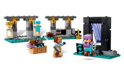 مجموعه ساختنی لگو LEGO ماینکرفت Minecraft مدل 21252، زرادخانه، ۲۰۳ قطعه