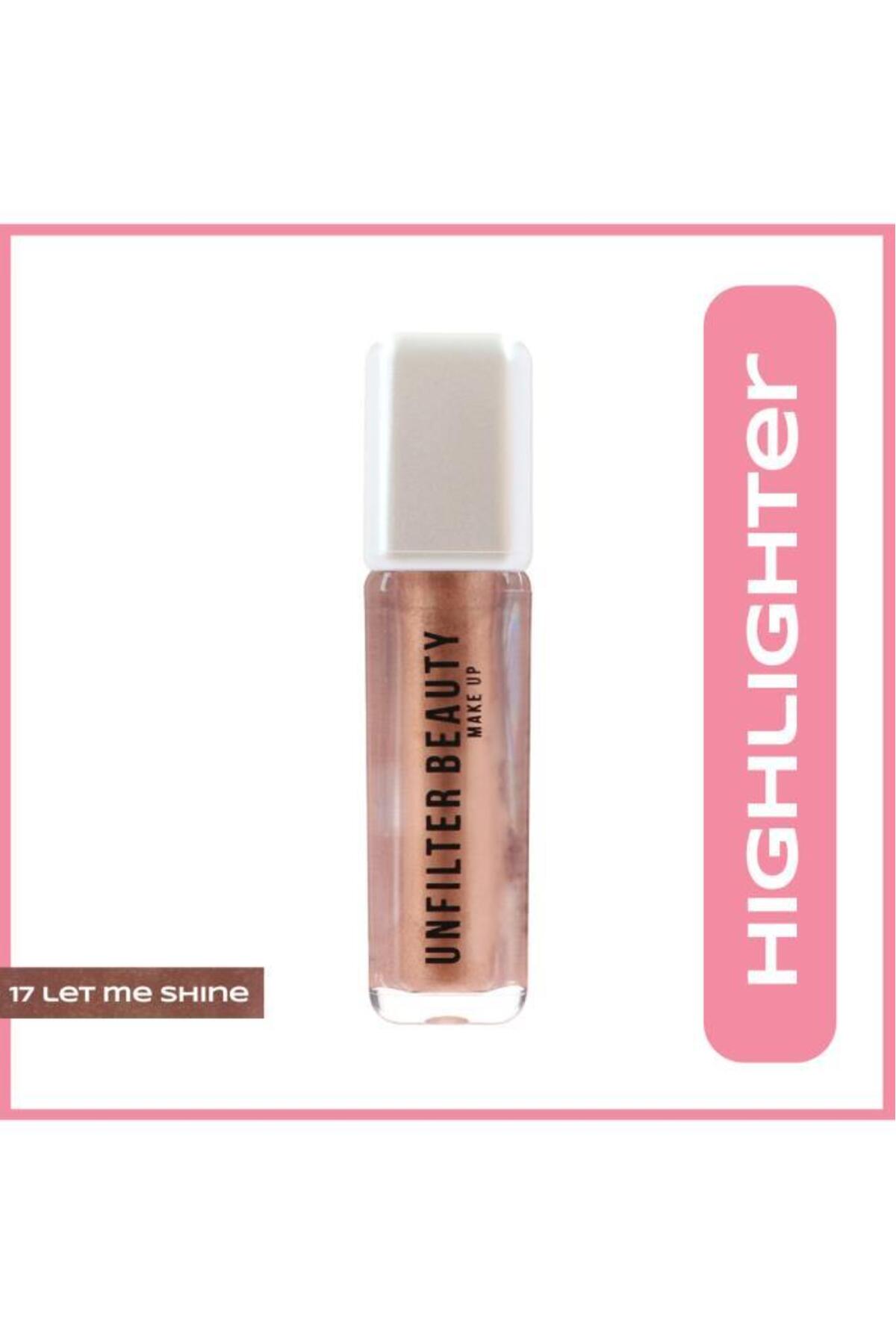 هایلایتر شماره ۱۷ Let Me Shine آنفیلتر بیوتی Unfilter Beauty قهوه‌ای