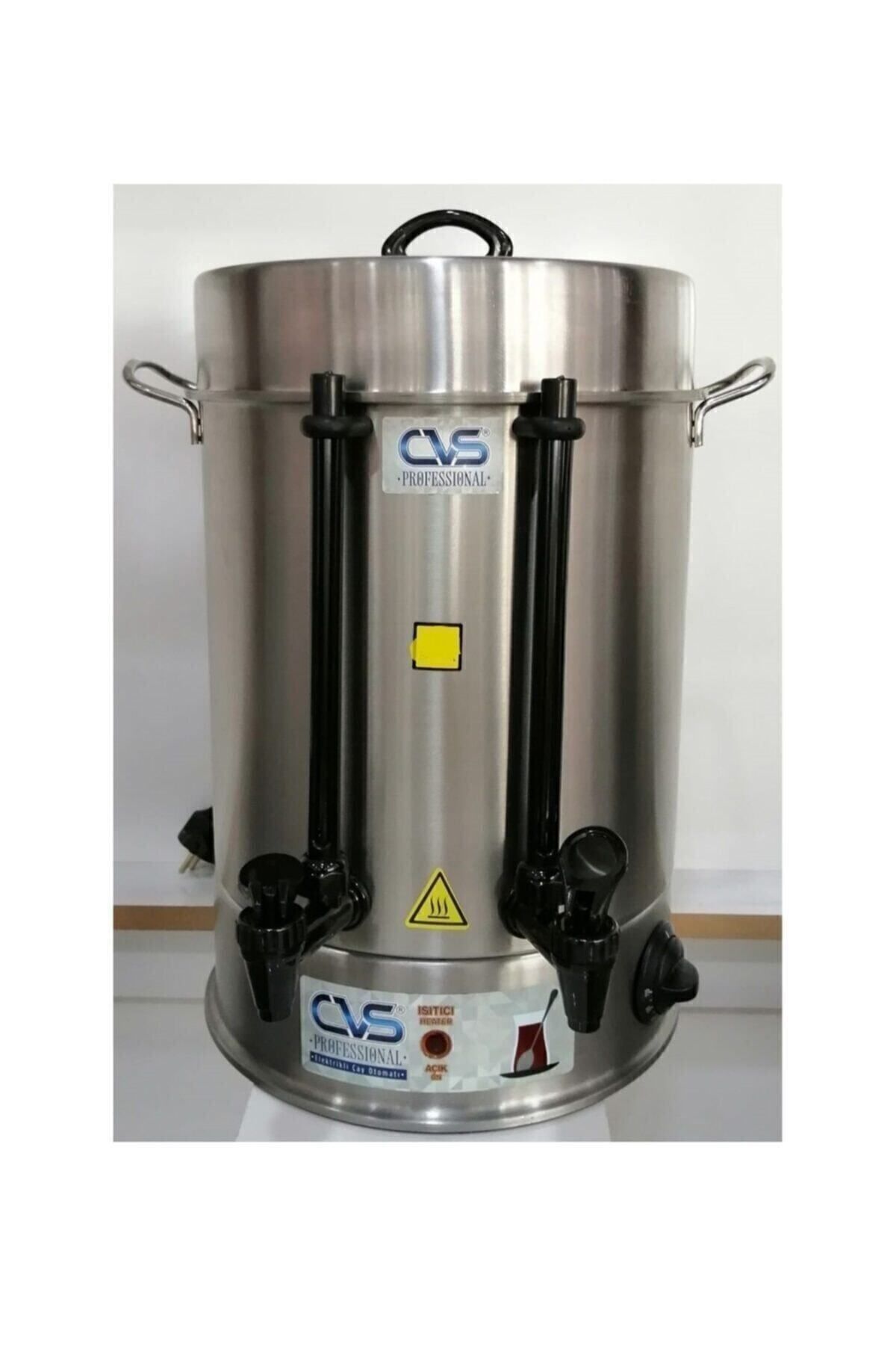 چای ساز DN 91107 . دستگاه فروش سماور استیل 8 لیتری با ترموستات برقی 80 فنجان اورجینال CVS