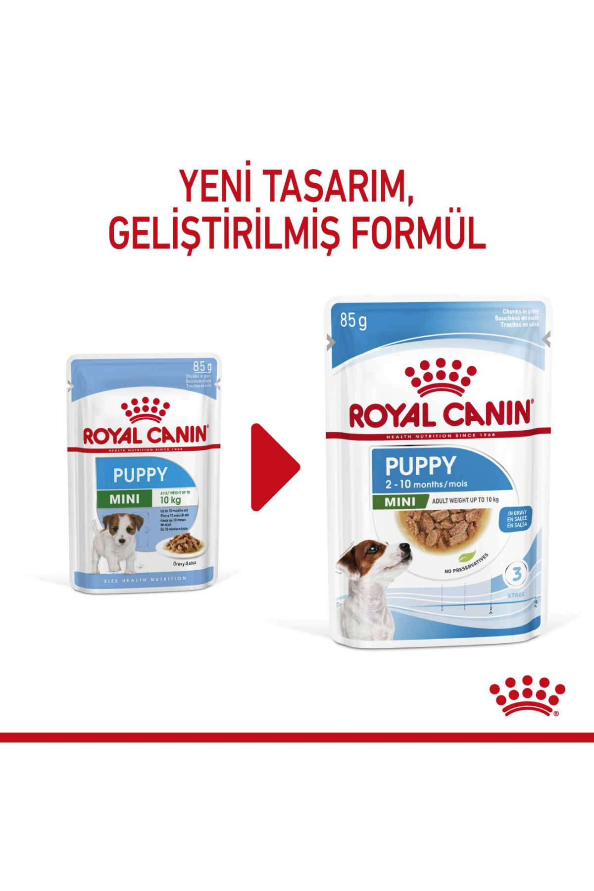 غذای مرطوب توله‌سگ نژاد کوچک رویال کنین Royal Canin، مرغ، ۱۲ × ۸۵ گرم