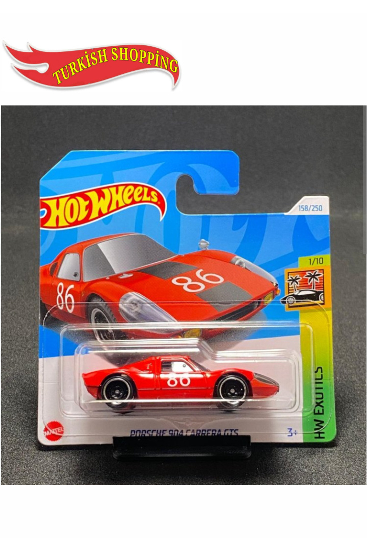 ماشین اسباب بازی PORSCHE 904 CARRERA GTS 1:64 سری ویژه هات ویلز اورجینال HOT WHEELS