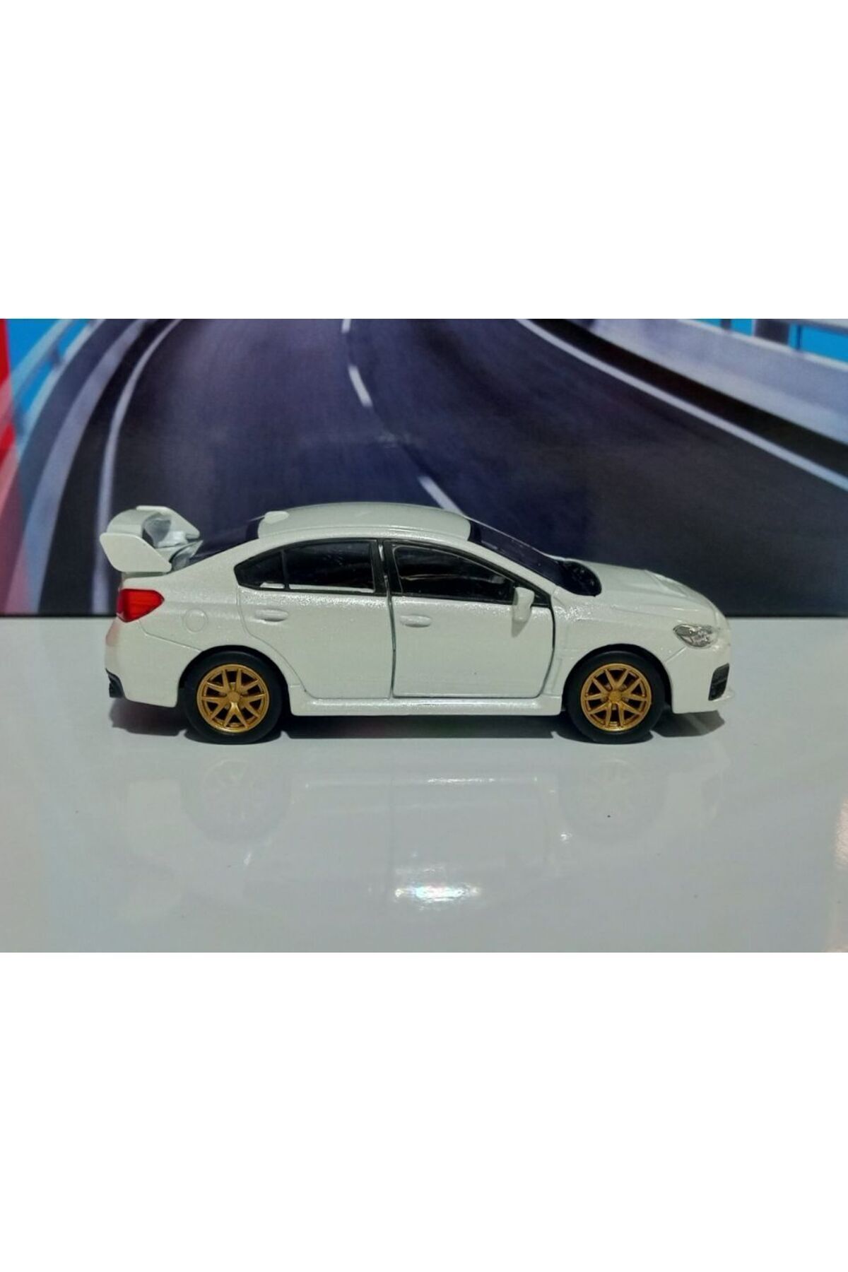 مدل خودرو ماشین فلزی سوبارو WRX STI PULL DROP اورجینال WELLY