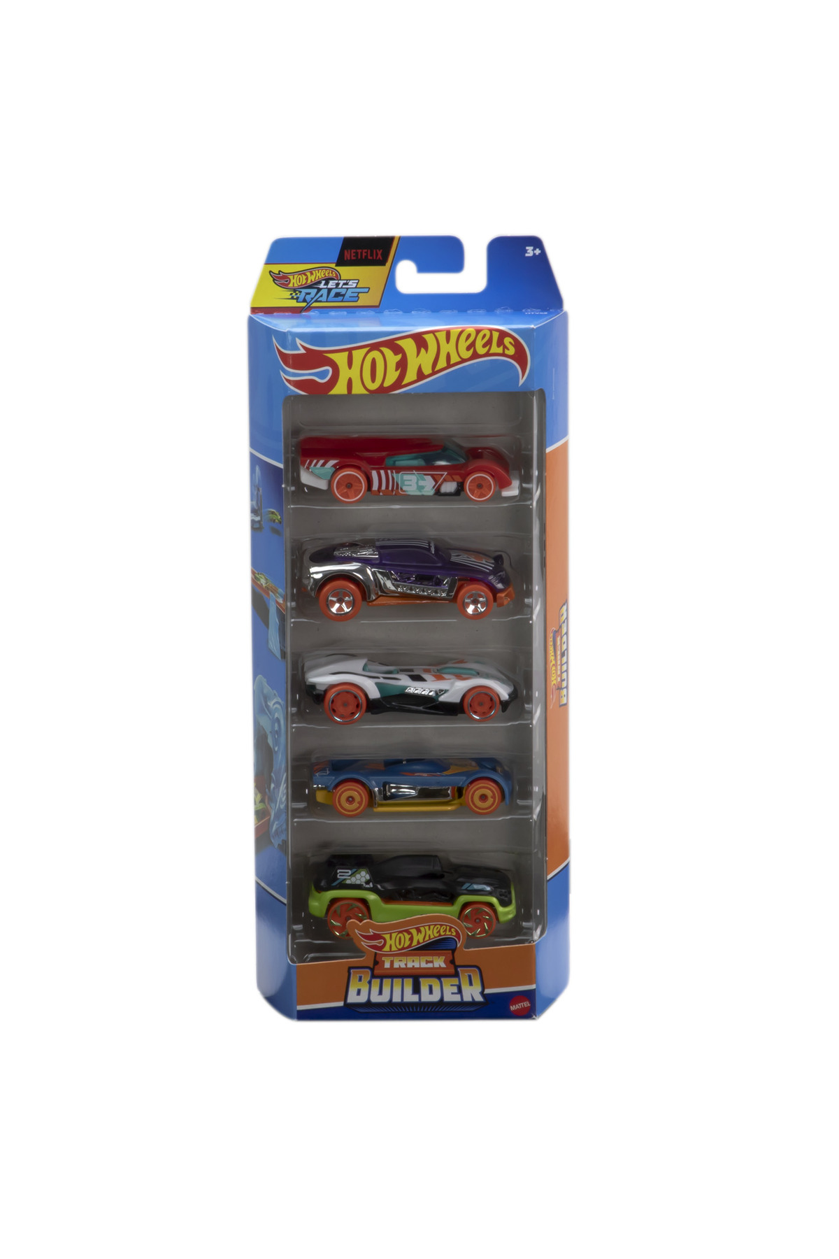 ماشین اسباب بازی پنج ست HOTWHEELS TRACK BUILDER HTV52 از ترکیه HOT WHEELS