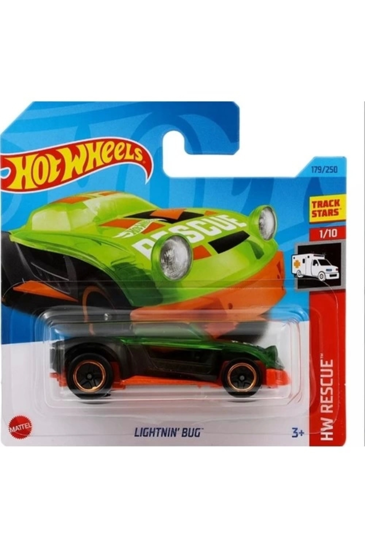 ماشین اسباب بازی HOTWHEELS SINGLE CARS LIGHTNIN 'BUG HKJ18 هات ویلز اورجینال HOT WHEELS