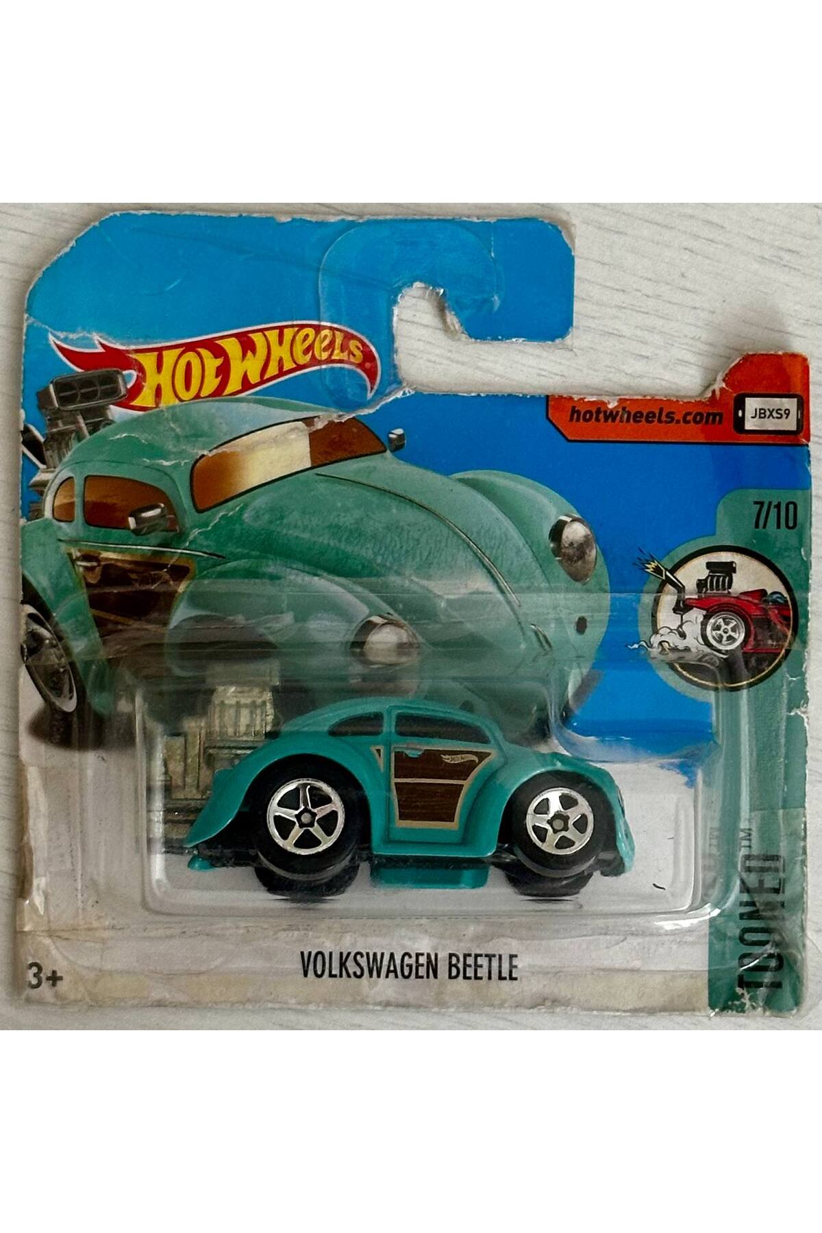 ماشین اسباب بازی مقوای سوسک فولکس واگن HOTWHEELS آسیب دیده سری 2017 مقیاس 1 64 HOT WHEELS