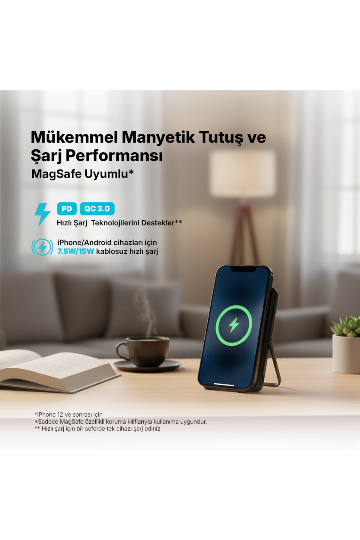 پاوربانک RECHARGER M 5000MAH MAGSAFE سازگار با PD 20W شارژر سریع قابل حمل بی سیم پایه 2BB235S اورجینال Ttec